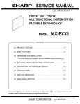 Sharp MX-FXX1 Service manual