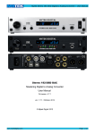 MyTek Stereo 192 ADC User manual