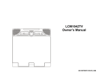Audiovox LCM1042TV Owner`s manual