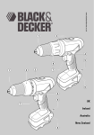 Black & Decker VPX1222 Instruction manual