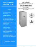 York 40 THRU 140 MBH Specifications