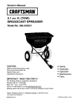 Craftsman 486.243231 Owner`s manual