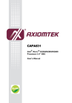 AXIOMTEK CAPA831 User`s manual