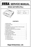 Sega MK - 80200-50 Service manual
