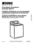 Three-Speed Timed Bleach Lavadoras autom_ticas con tres