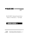 Black Box ACS120 User guide