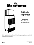 Manitowoc Q290 Service manual