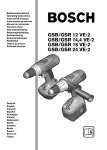 Bosch 4 VE-2 Operating instructions