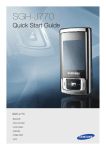 Samsung SGH-J770 User manual