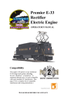 MTH Electric Trains E-33 Operator`s manual