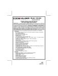 Code Alarm CSI-300 Owner`s manual