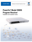 Scientific Atlanta Power Supply Unit Operating instructions