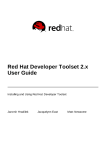 Red Hat Developer Toolset 2.x User Guide