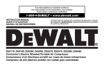 DeWalt D55180 Instruction manual