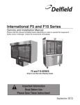 Delfield F15PC72N Installation manual