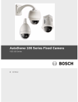 Bosch AutoDome 100 Series User manual