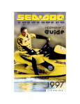 SeaDoo GSI Operating instructions