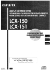 Aiwa LCX-151 Operating instructions