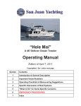 San Juan Yachting Hele Mai Operating instructions