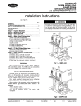 Carrier AQUASNAP MPW015-045 Specifications