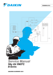 Daikin FHYC125FVE Service manual