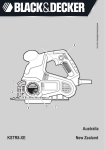 Black & Decker GKC1817 Instruction manual