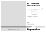 Raymarine Marine RADAR Installation manual