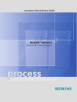 Siemens GC..M.. Installation manual