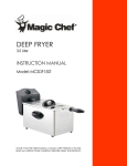 Magic Chef MCSDF15ST Instruction manual