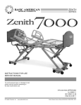 Basic American Zenith 7000 Service manual