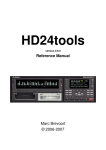 HD24tools manual ()