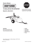 Craftsman 486.245313 Owner`s manual
