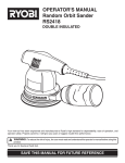Ryobi RS2418 Operator`s manual