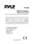 Pyle PLR34M Owner`s manual