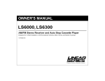 Magnadyne LS6000 Owner`s manual