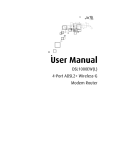 Aztech DSL1000EW L User manual