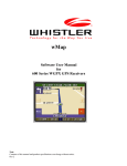 Whistler WMAP650 User manual