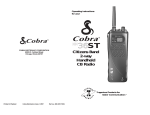 Cobra 36ST Operating instructions