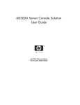 Compaq AB300 - Server Console Solution User guide