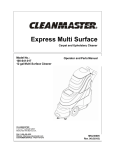 Clean master RX-Express Specifications
