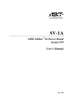 Abit SV-1A User`s manual