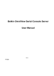 Belkin OmniView F1DP116S User manual
