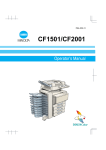 Minolta CF1501 Specifications