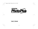 Epson PhotoPlus s Specifications