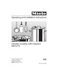 Miele KM 5773 Operating instructions