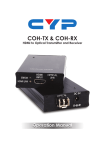 Cypress COH-Tx Specifications