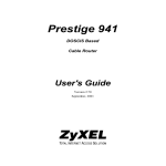 ZyXEL Communications Prestige 480 User`s guide