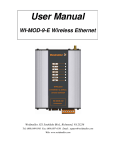 Weidmuller WI-MOD-E-G User manual