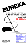 Eureka 6700 Specifications