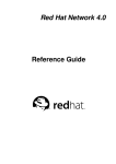 Red Hat Network 4.0 Reference Guide